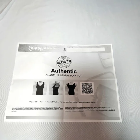 Chanel Uniform Black Tank Top Sz M - Picture 5 of 8